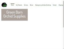 Tablet Screenshot of greenbarnorchid.com